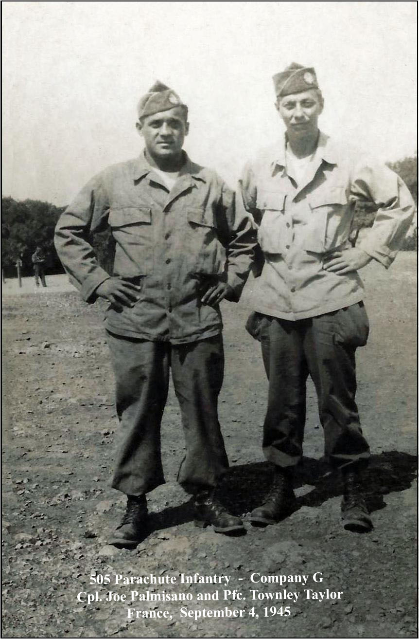 Corporal Joseph Palmisano - G company 1943.